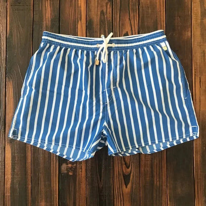 Striped Men's Swim Shorts