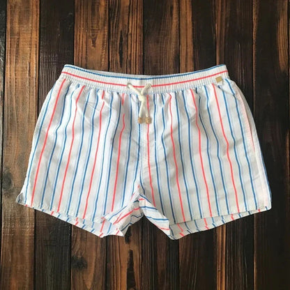 Striped Men's Swim Shorts
