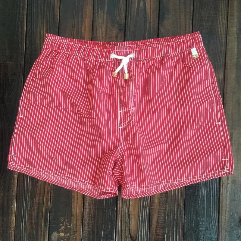 Striped Men's Swim Shorts
