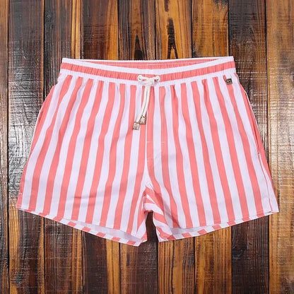 Striped Men's Swim Shorts