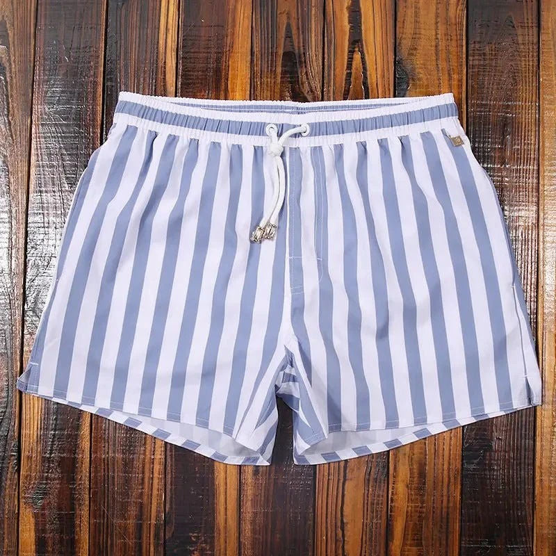 Striped Men's Swim Shorts