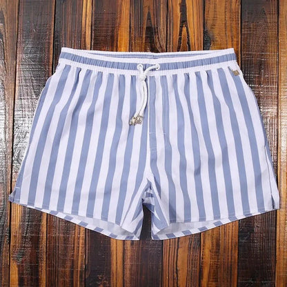Striped Men's Swim Shorts