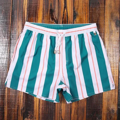 Striped Men's Swim Shorts
