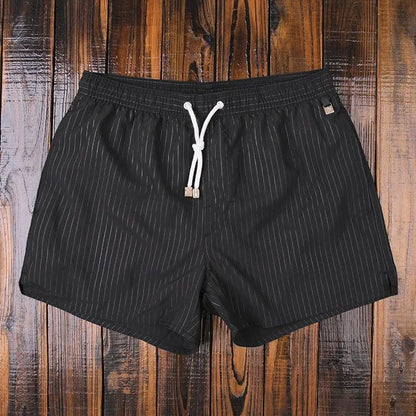 Striped Men's Swim Shorts