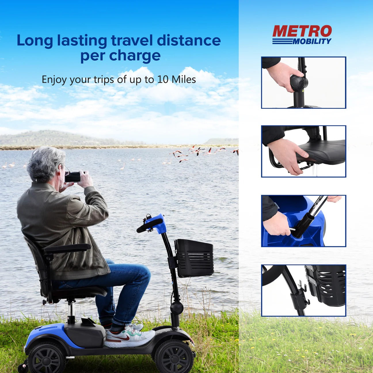 4 Wheel Mobility scooter - Electric wheelchair