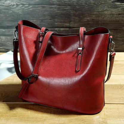 Women's Vintage Leather Tote Bag