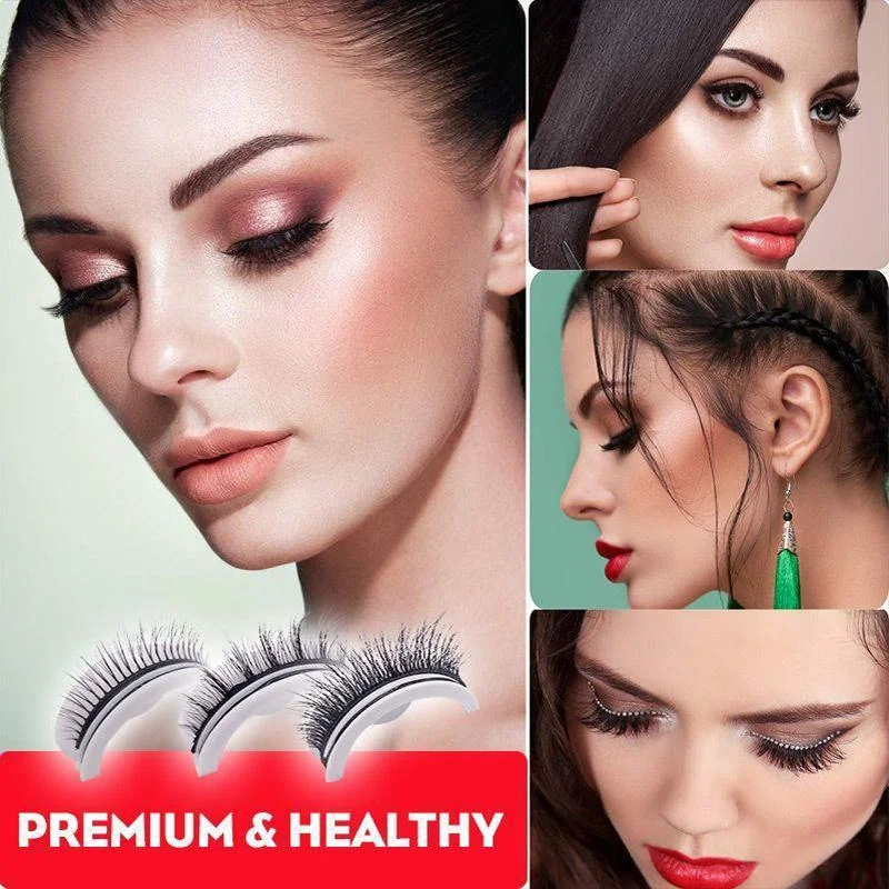 Premium Reusable Self-Adhesive Eyelashes