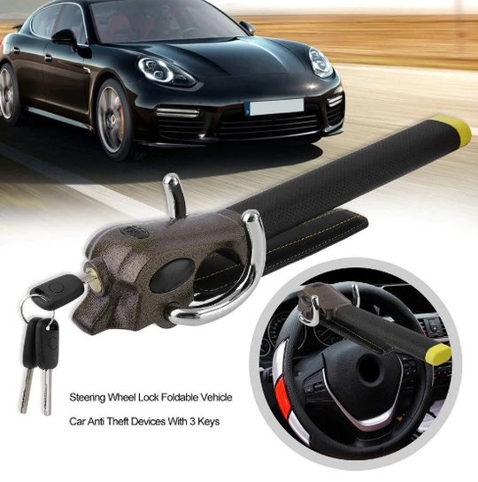 Powerful Car Steering Wheel Lock Bar