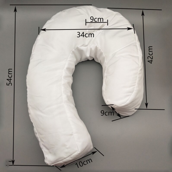 Oreiller orthopédique pour dormeur latéral avec trou pour l'oreille