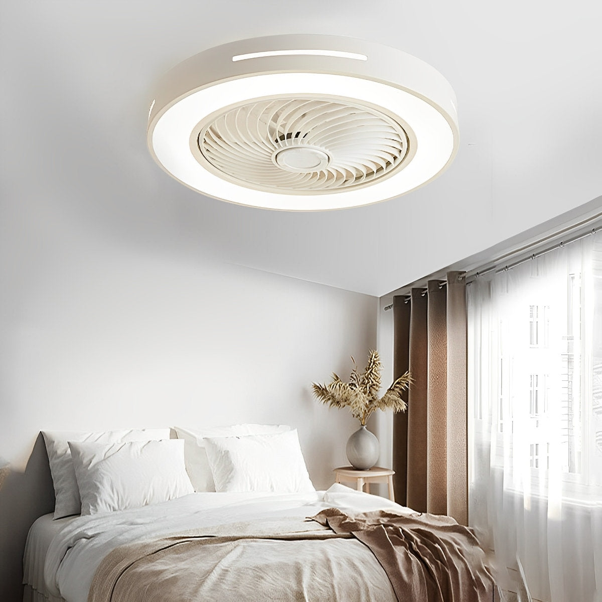 Inverter Bladeless Ceiling Fans Light