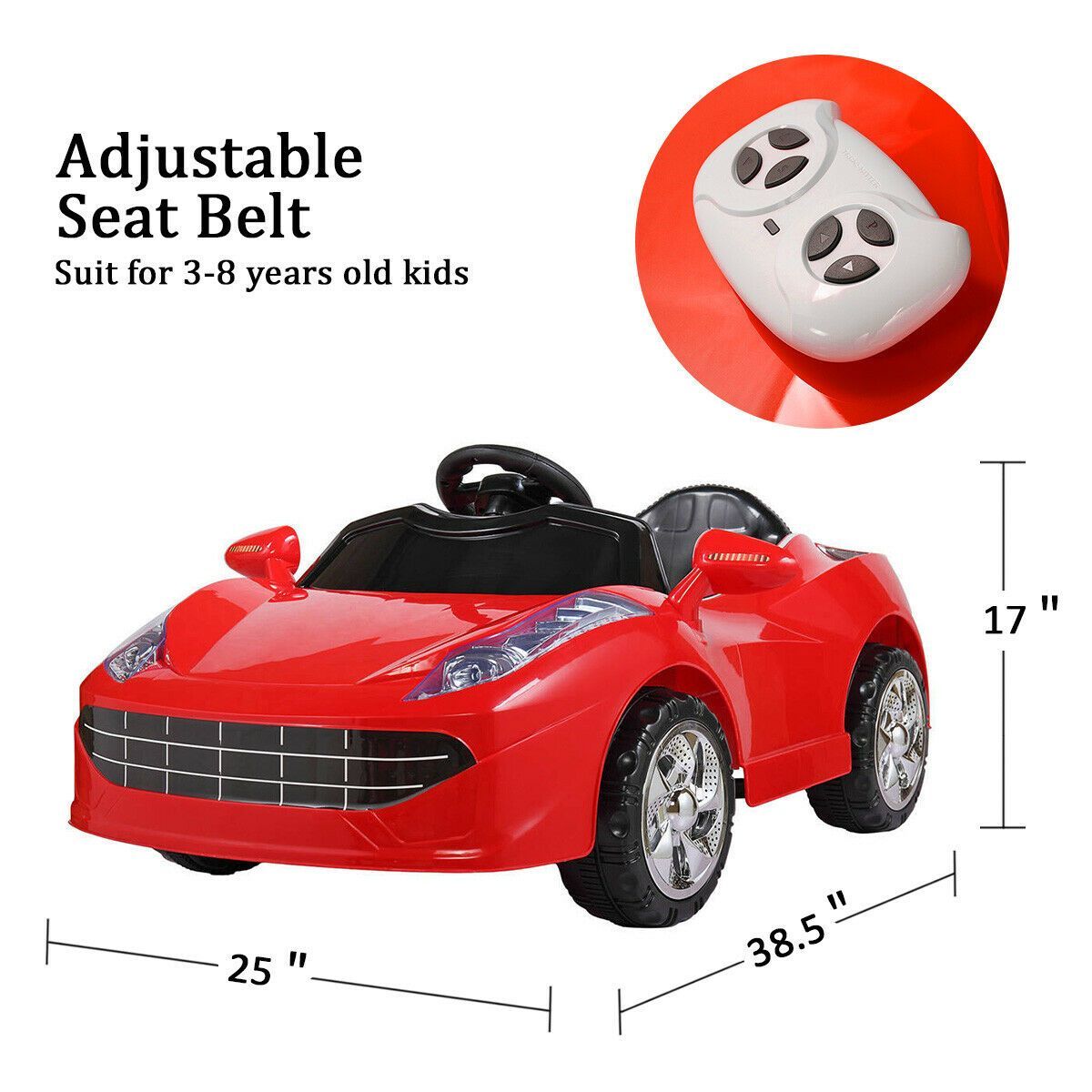 Kids Car - 12V Kids Toy Car - Kids Electric Car - Convertible Kids Ride On Car - Kids Electric Toy Car