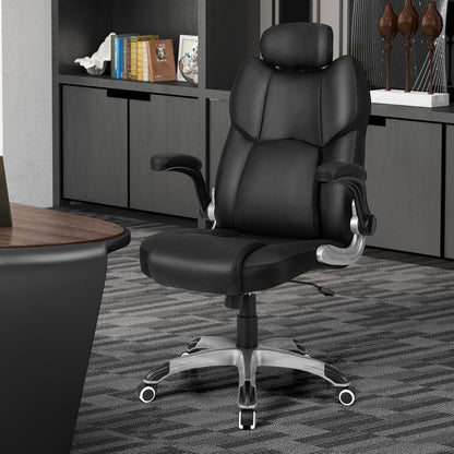 Ergonomic Office Chair with Kneading Massage & Adjustable Headrest – Reclining, Padded Seat