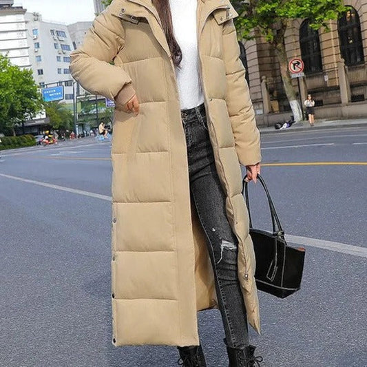 Long Quilted Coat For Women For Winter