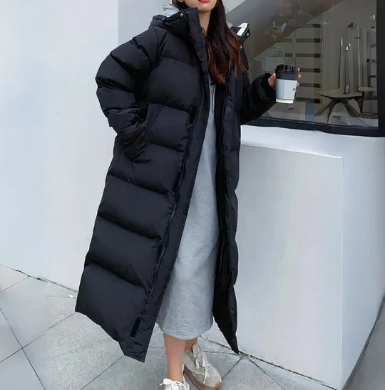 Long winter jacket for women