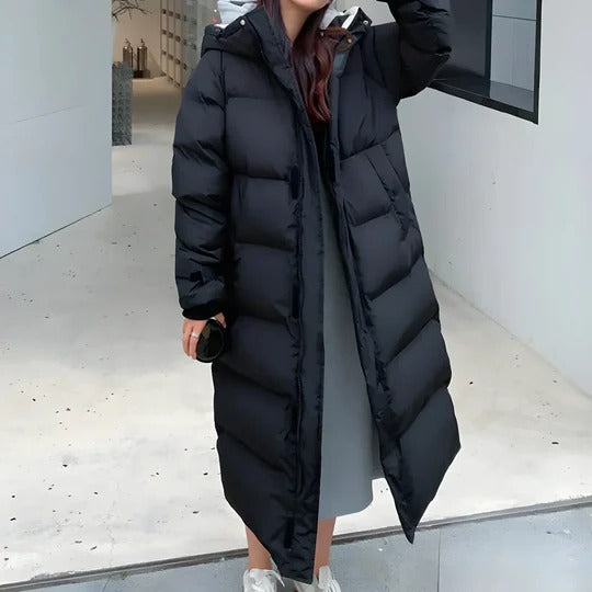 Long winter jacket for women
