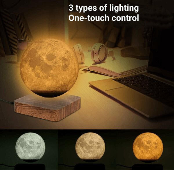 Magnetic Levitating Moon Lamp