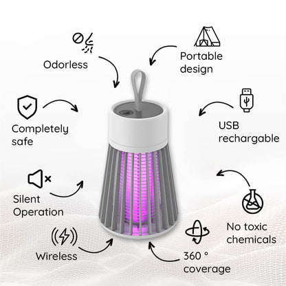 Portable USB Rechargeable Repellent Lamp