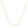 Clytia Love Rope Chain Necklace Necklace, 925 Silver, 18k Gold Plated