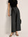Mid-Waist Tie Belt Pants With Pockets