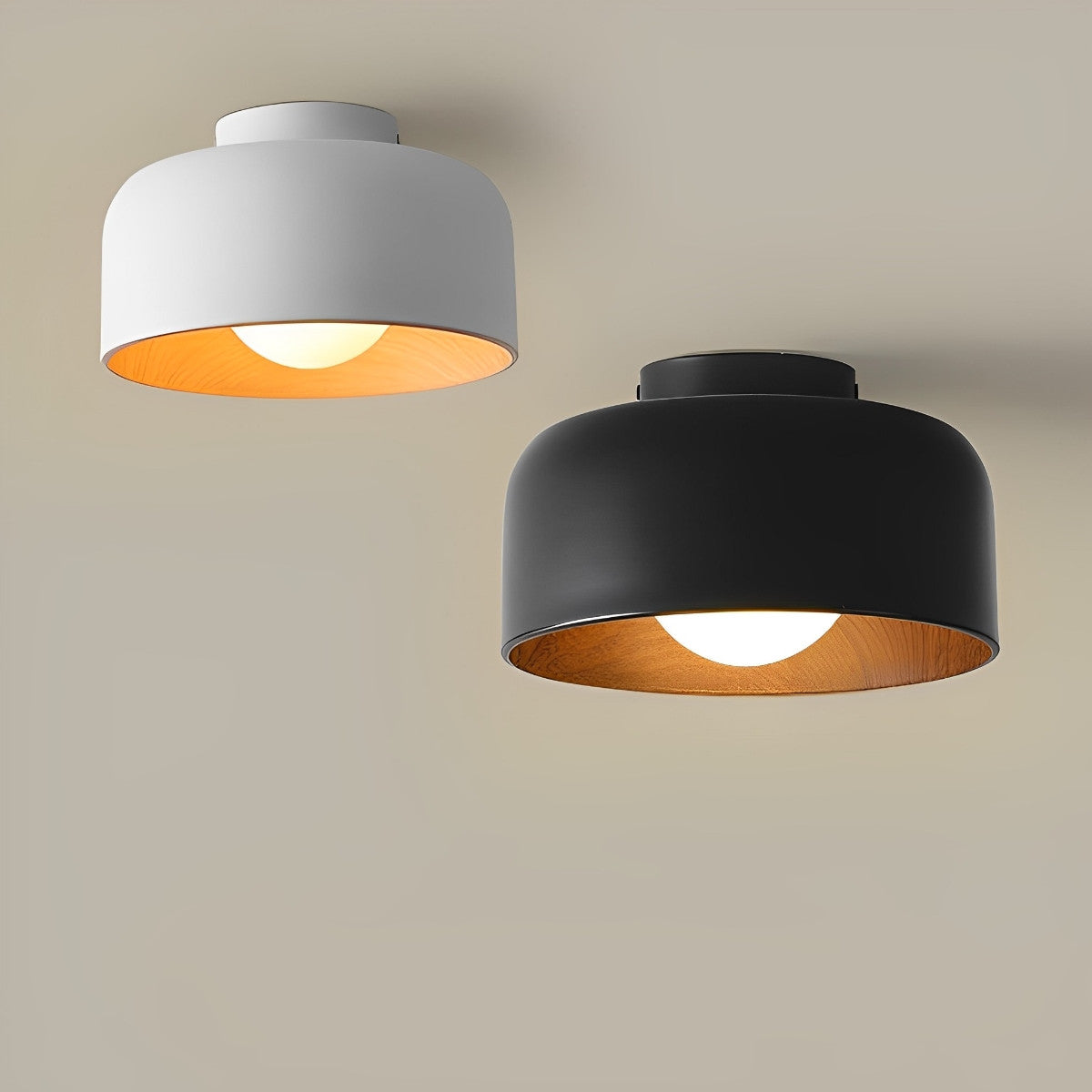 Lágmarks skál LED loftljós flatt festingarljós kerti