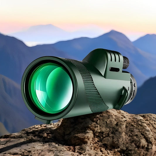 Portable HD Monocular Telescope – 40x60 Zoom with Tripod & Phone Mount