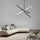 Lustre moderne plafonnier noir et blanc pour salon