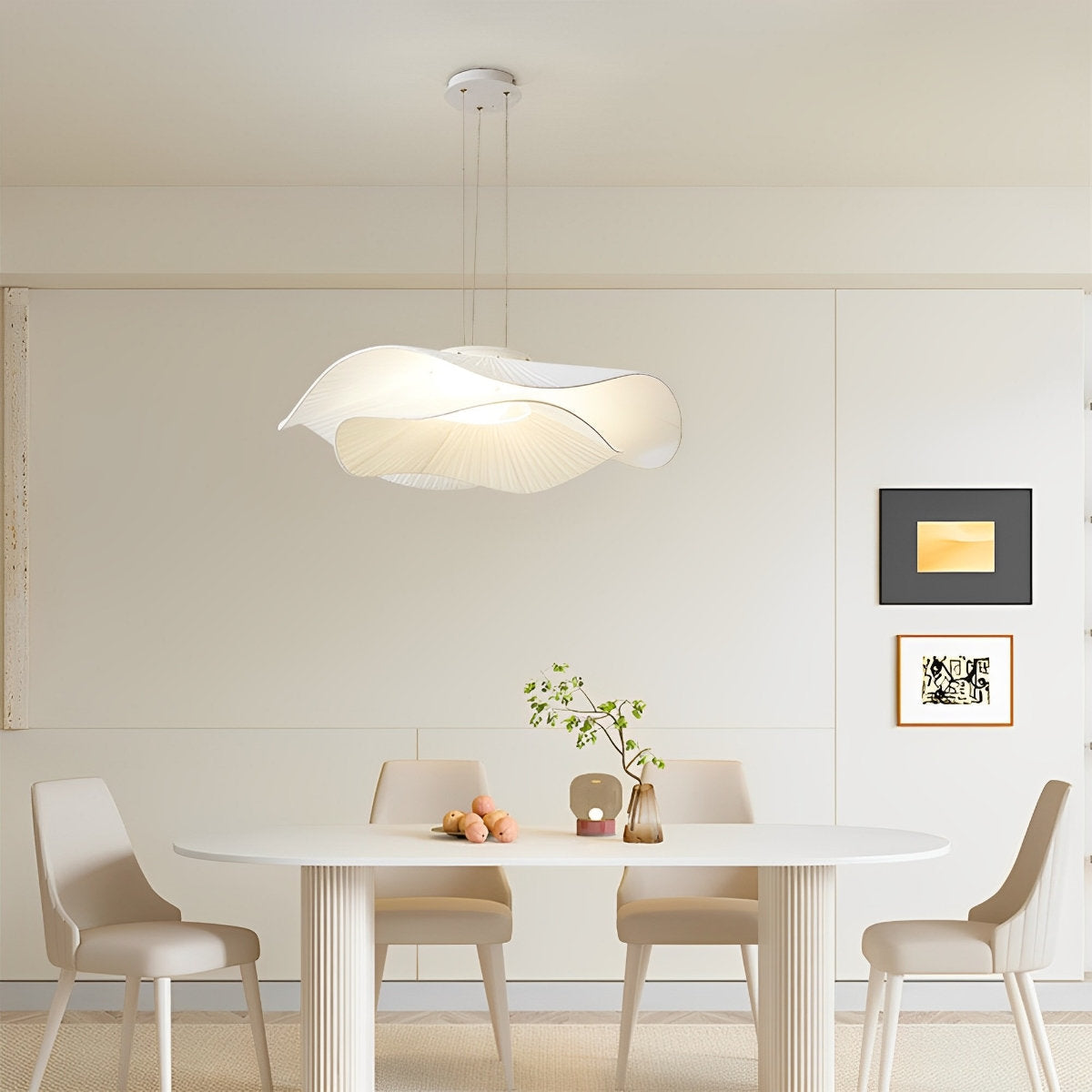 Moderne minimalistisk kunst lotusblads anhengsbelysning