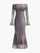 Off-Shoulder Bell Sleeves Dress