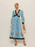 Open-Back Puff Sleeve Floral Dress