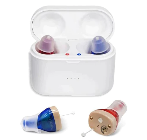 Invisible & Rechargeable Digital Hearing Aids ( Pair )