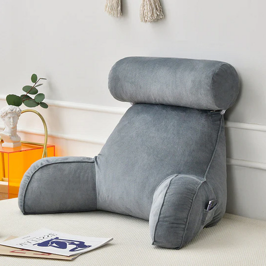 Backrest Pillow With Arms & Headrest