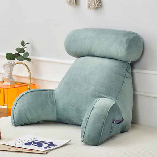 Backrest Pillow With Arms & Headrest