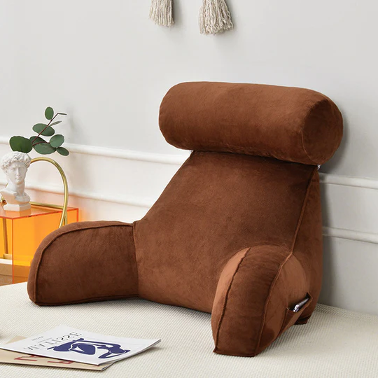 Backrest Pillow With Arms & Headrest