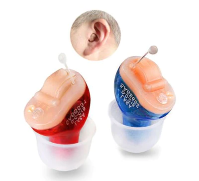 Invisible & Rechargeable Digital Hearing Aids ( Pair )