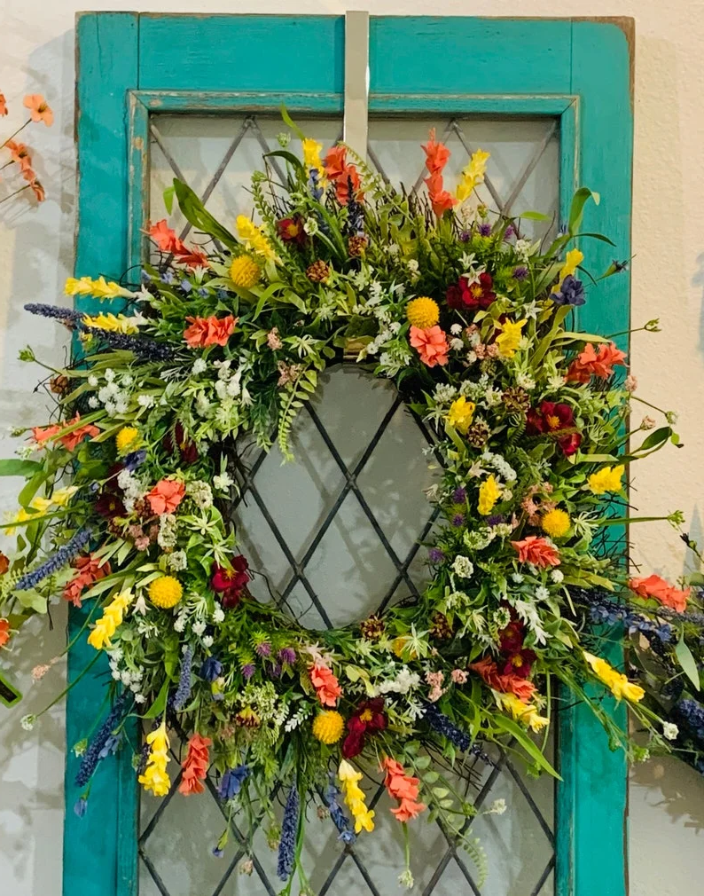 Texas Wildflower Wreath