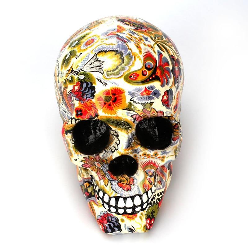 Creative Colorful Resin Skull Halloween Party Decoration – Ventayo