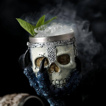 Stainless Steel Skull Gothic Goblet Cocktail Glass – Ventayo