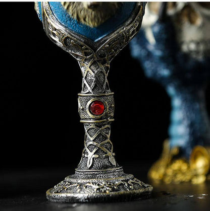 Stainless Steel Skull Gothic Goblet Cocktail Glass – Ventayo