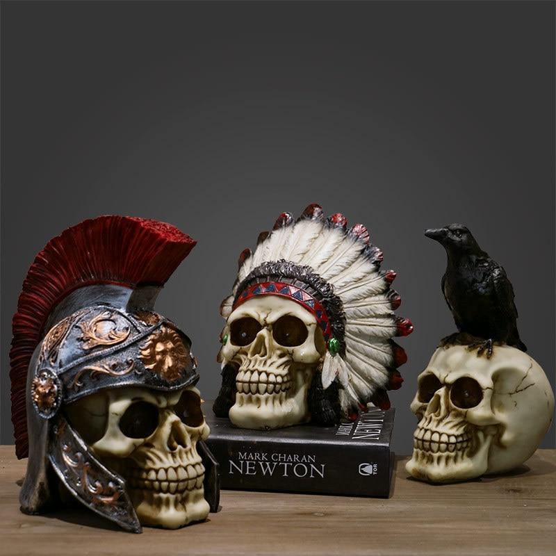 Skull Resin Skeleton Army Figurine Halloween Decoration – Ventayo