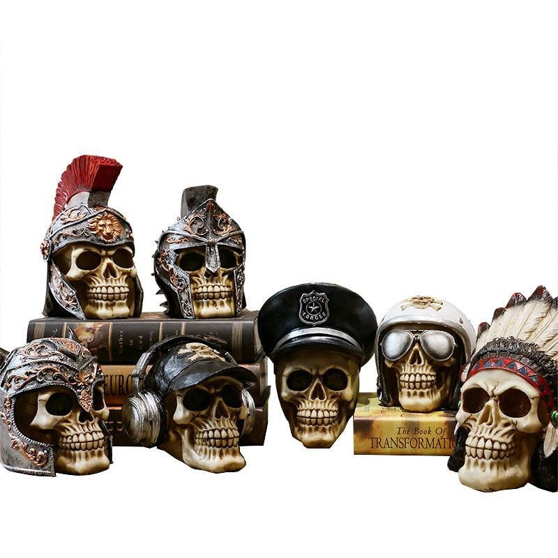 Skull Resin Skeleton Army Figurine Halloween Decoration – Ventayo