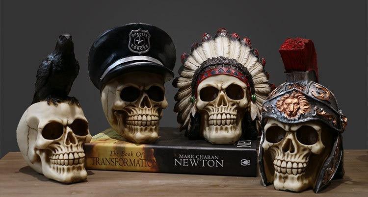 Skull Resin Skeleton Army Figurine Halloween Decoration – Ventayo