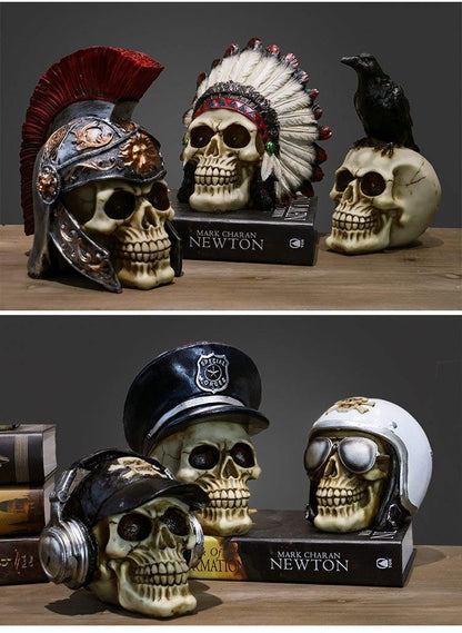 Skull Resin Skeleton Army Figurine Halloween Decoration – Ventayo