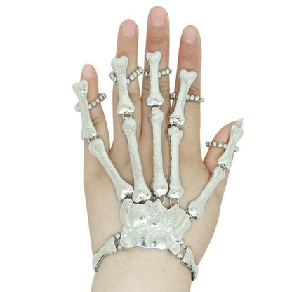 Skeleton Punk Halloween Finger Bracelet – Ventayo