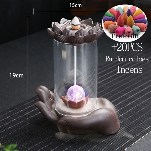 Gothic Skull Ceramic Incense Fountain – Ventayo