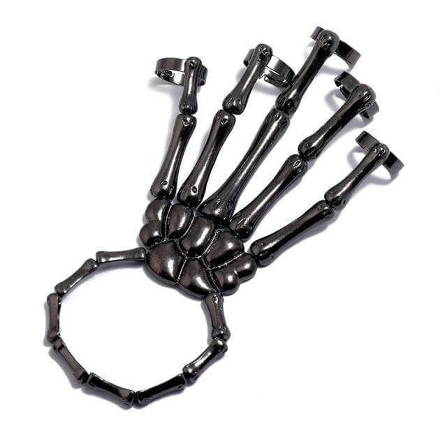 Skeleton Punk Halloween Finger Bracelet – Ventayo