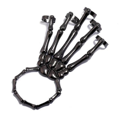 Skeleton Punk Halloween Finger Bracelet – Ventayo
