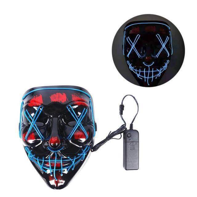 Neon Horror LED Party Halloween Mask – Ventayo