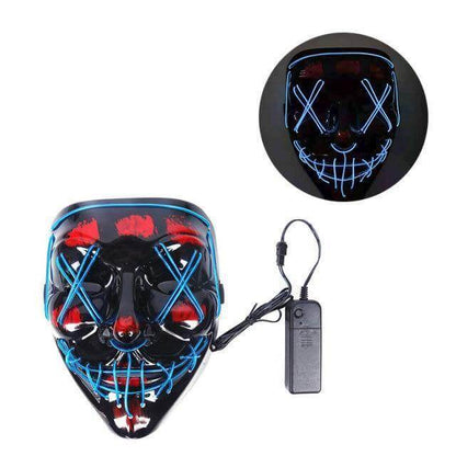Neon Horror LED Party Halloween Mask – Ventayo