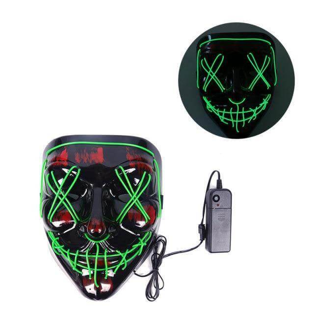 Neon Horror LED Party Halloween Mask – Ventayo