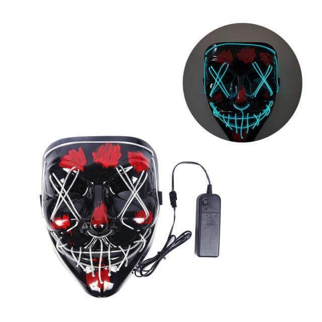 Neon Horror LED Party Halloween Mask – Ventayo
